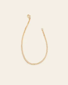 Medium Curb Chain Bracelet - 10k Solid Gold