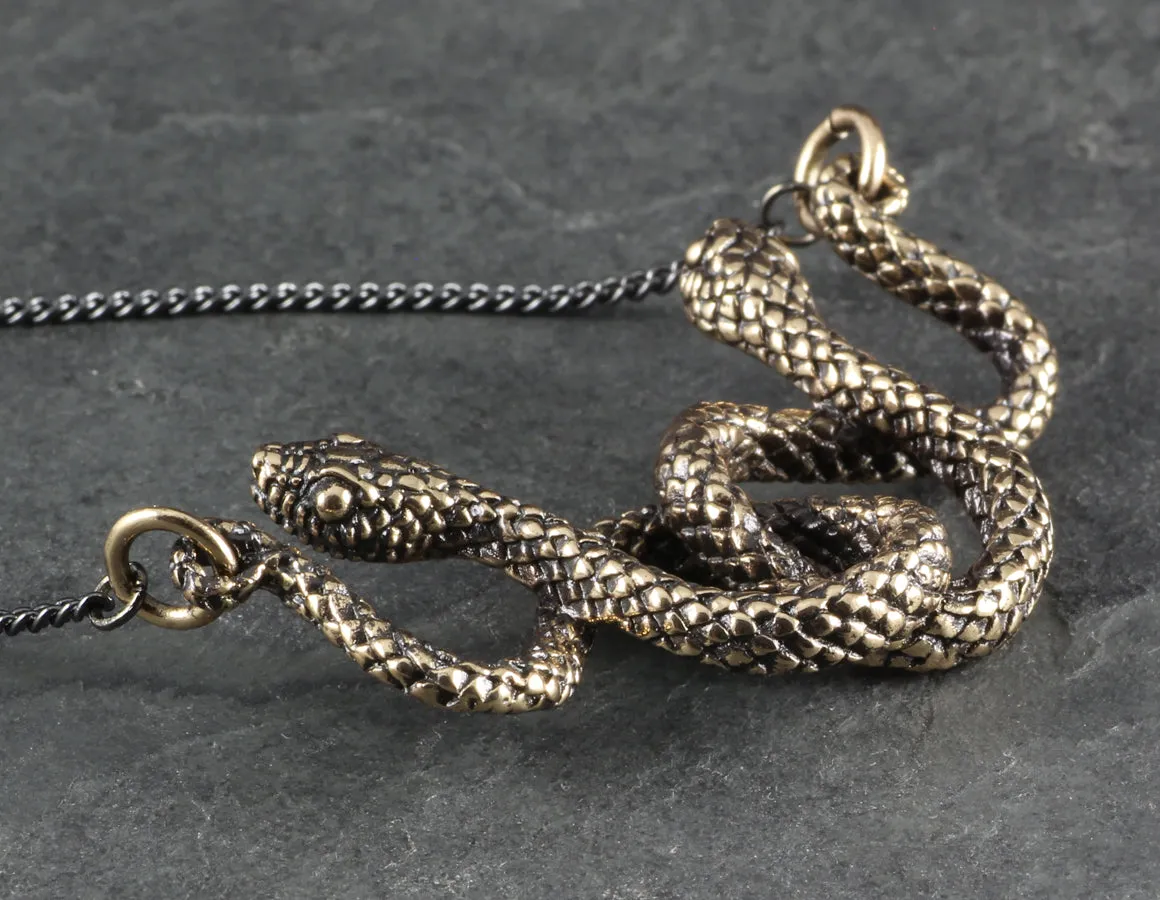 Medusa Necklace - Bronze