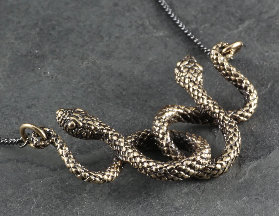 Medusa Necklace - Bronze