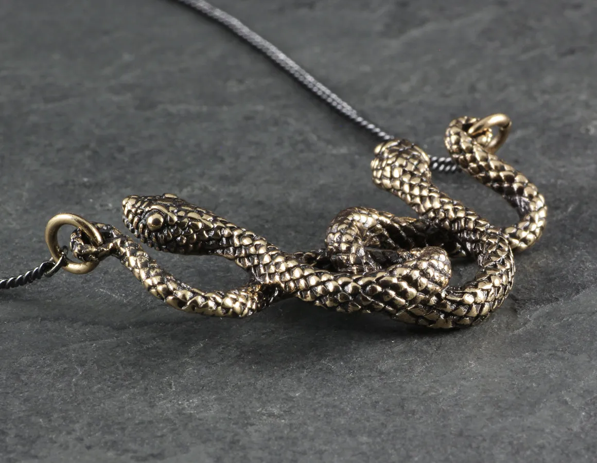 Medusa Necklace - Bronze