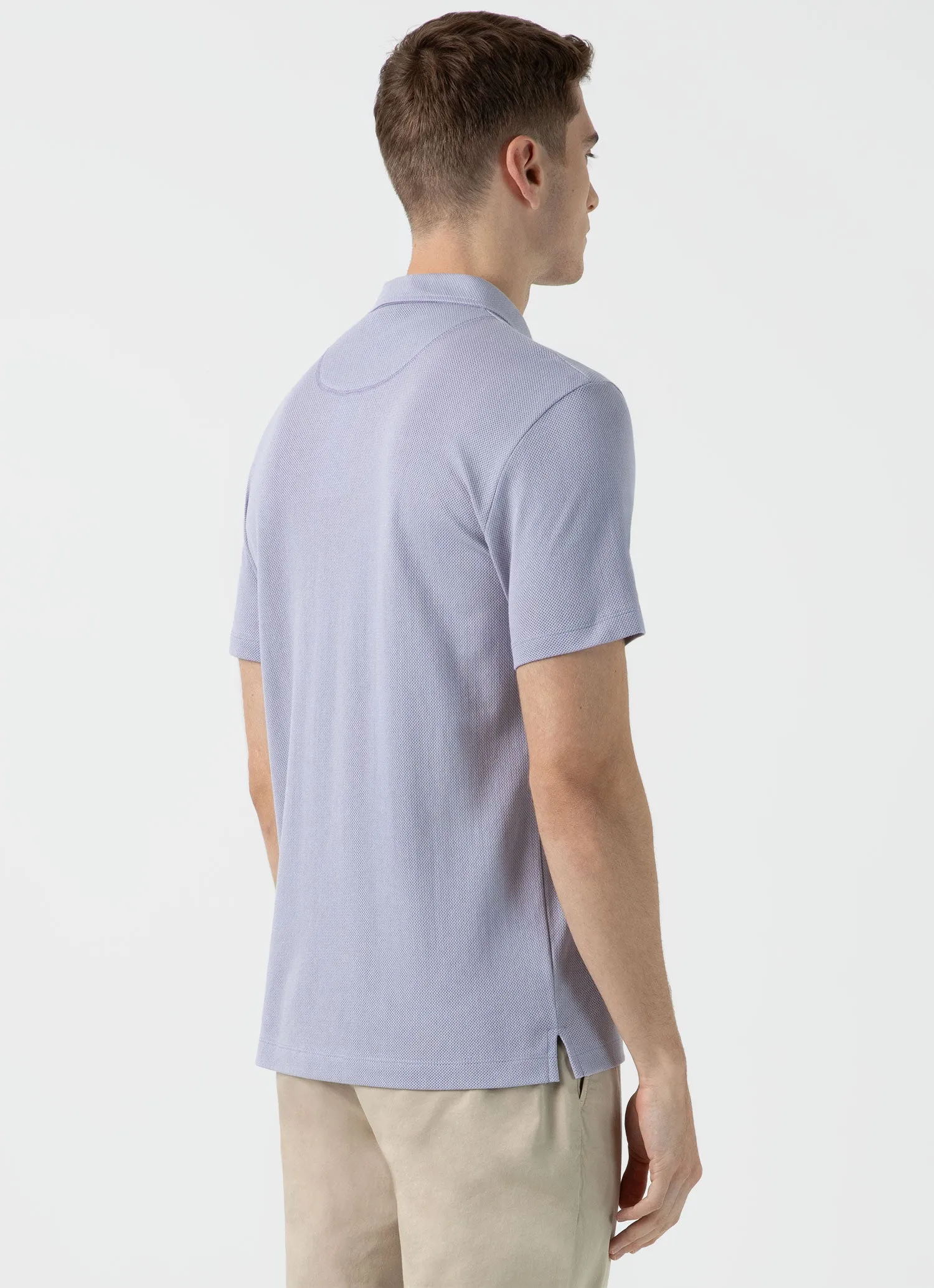 Men's Riviera Polo Shirt in Lavendar