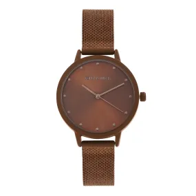 Mercer All Copper Mesh Strap Watch