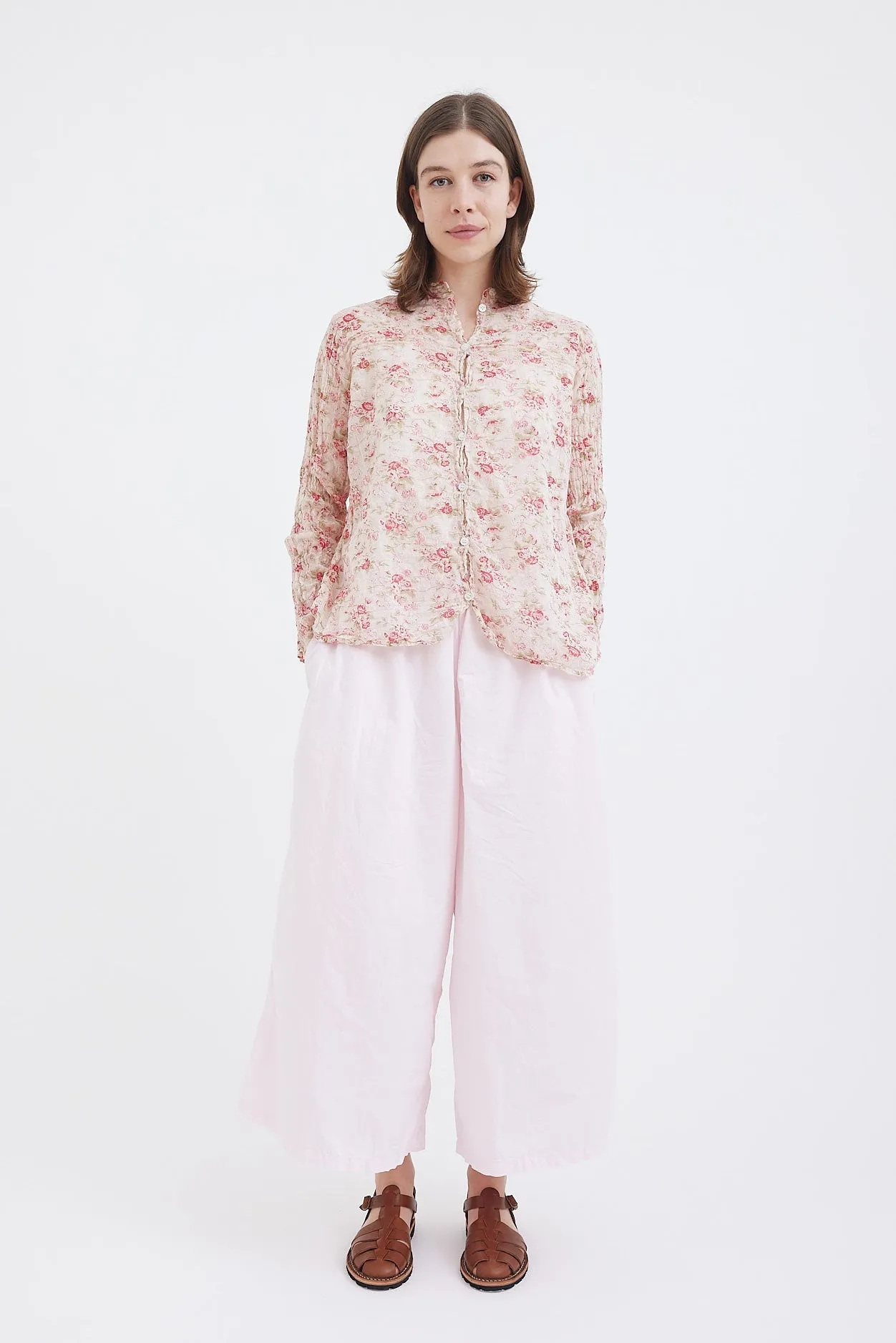 Metta - Ida Shirt - Cotton Voile La Petite Rose