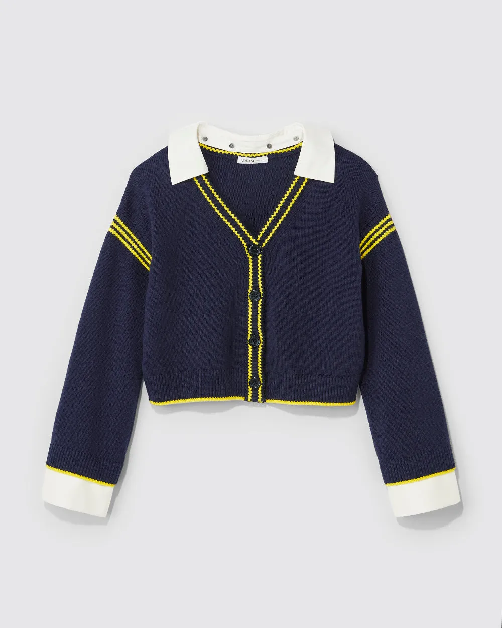 Midnight Blue Campus Cardigan