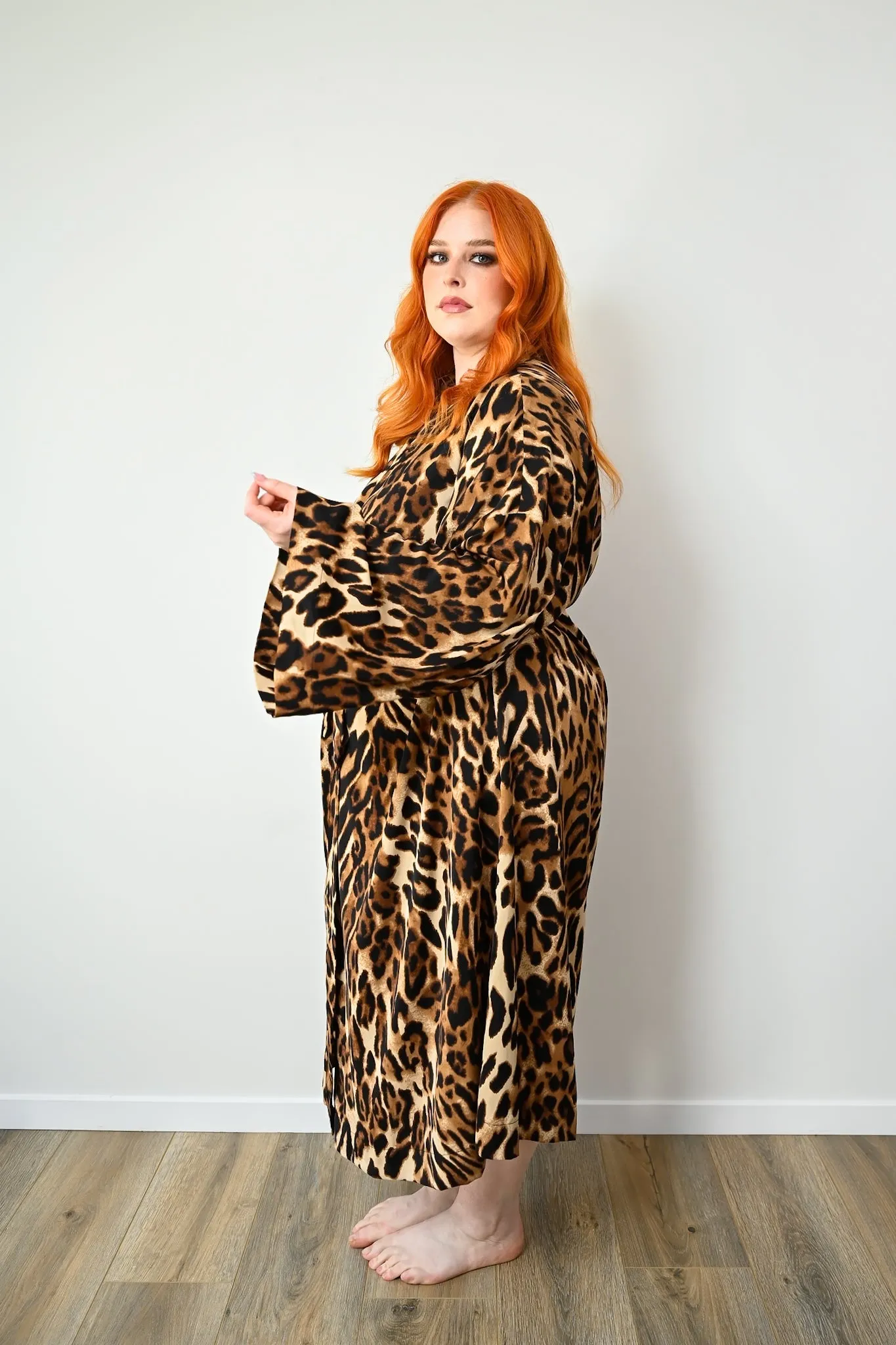 Mila Robe - Animal Print