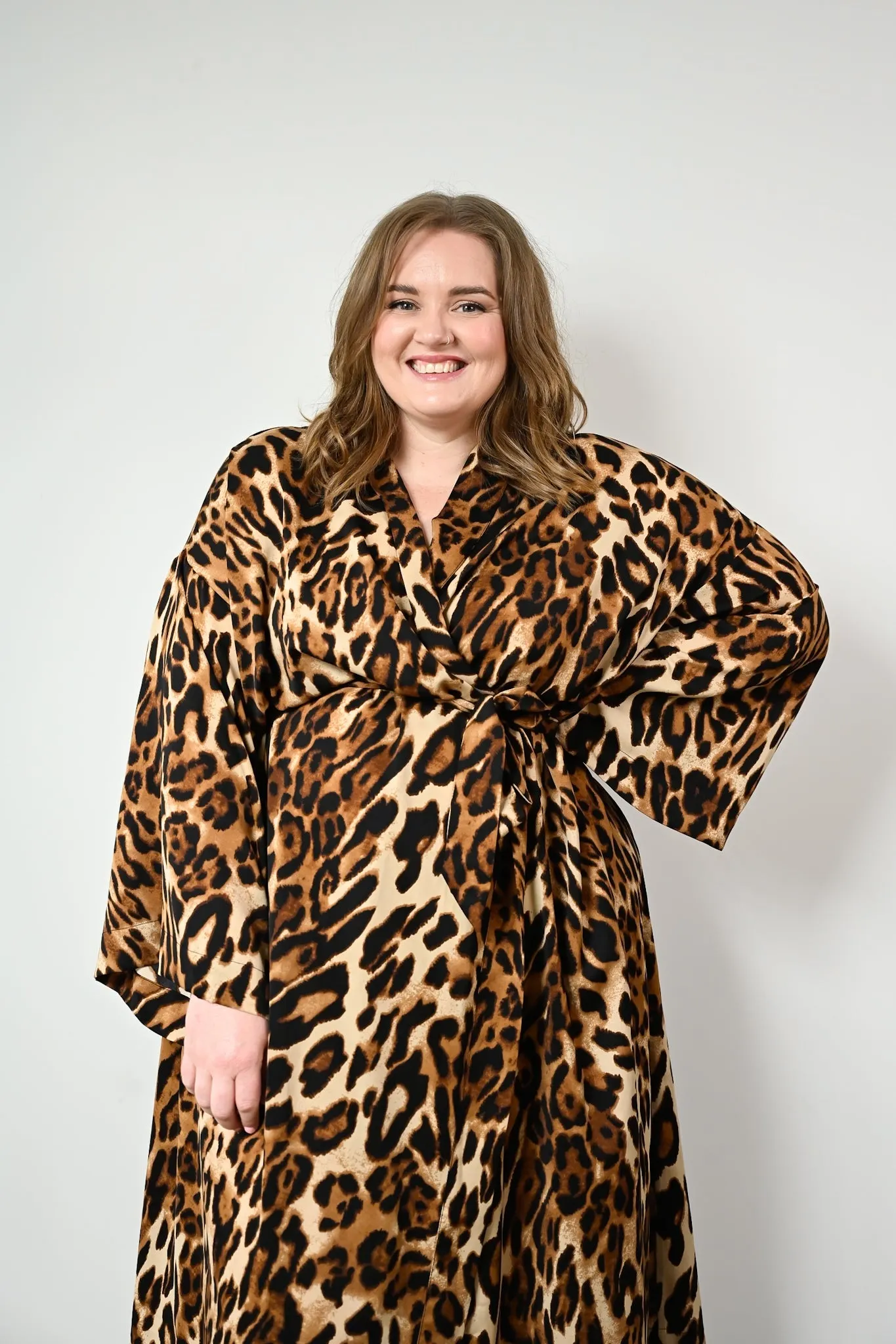 Mila Robe - Animal Print