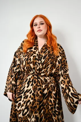 Mila Robe - Animal Print