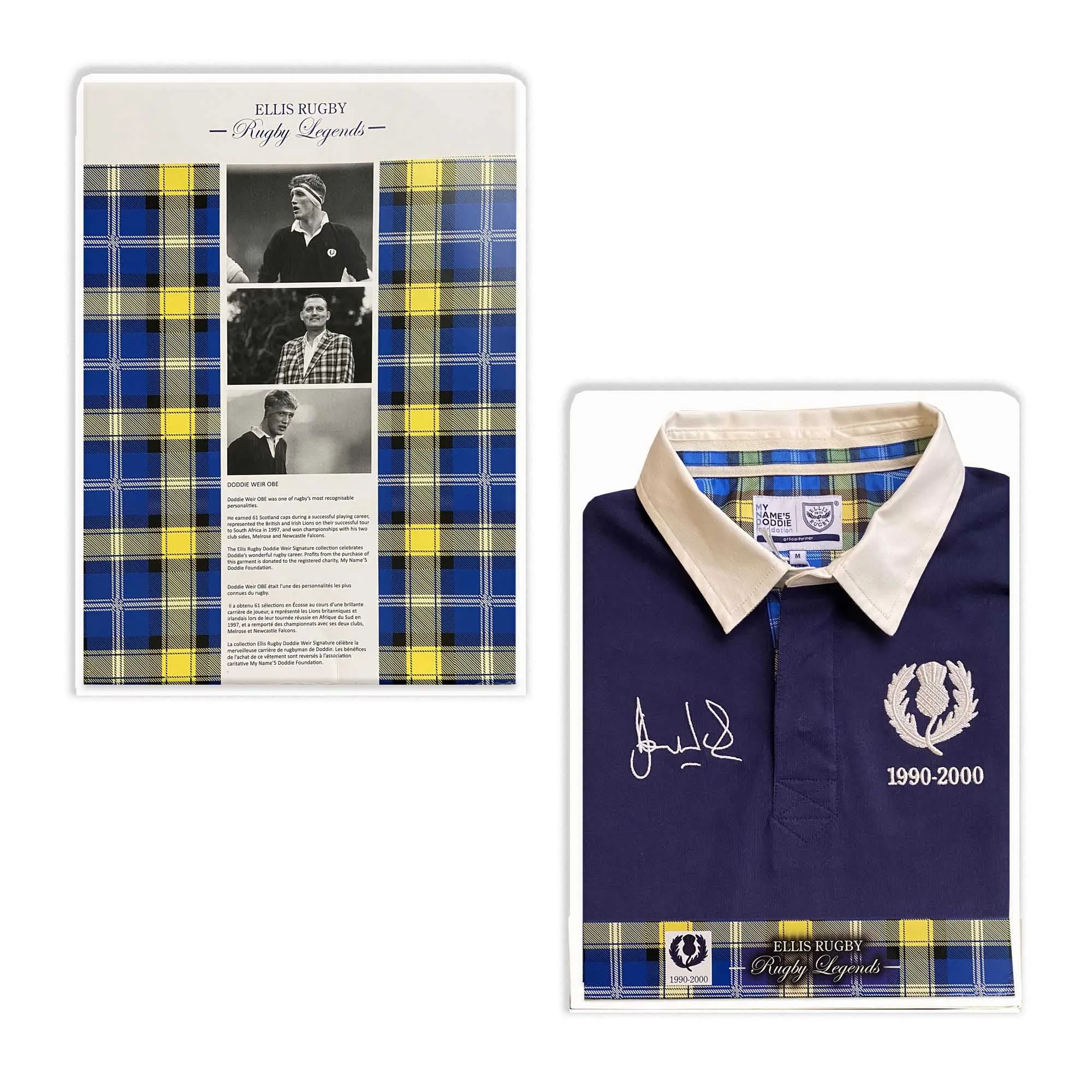 My Name'5 Doddie Foundation Cotton Rugby Jersey 2023/24 - Navy