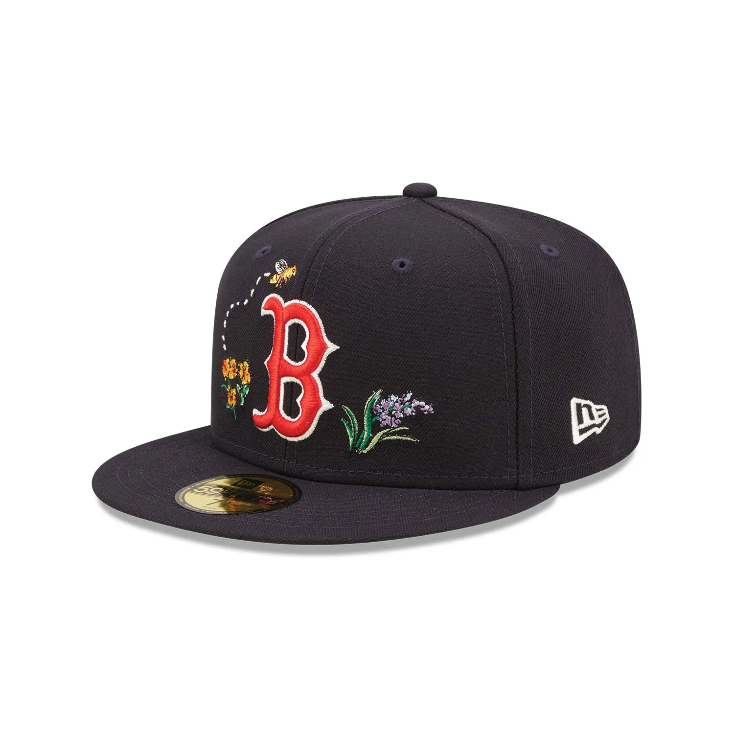 NEW ERA Boston Red Sox Watercolour Floral Navy 59FIFTY Fitted Cap