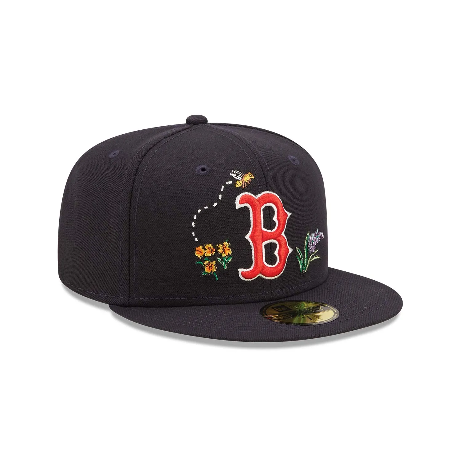 NEW ERA Boston Red Sox Watercolour Floral Navy 59FIFTY Fitted Cap