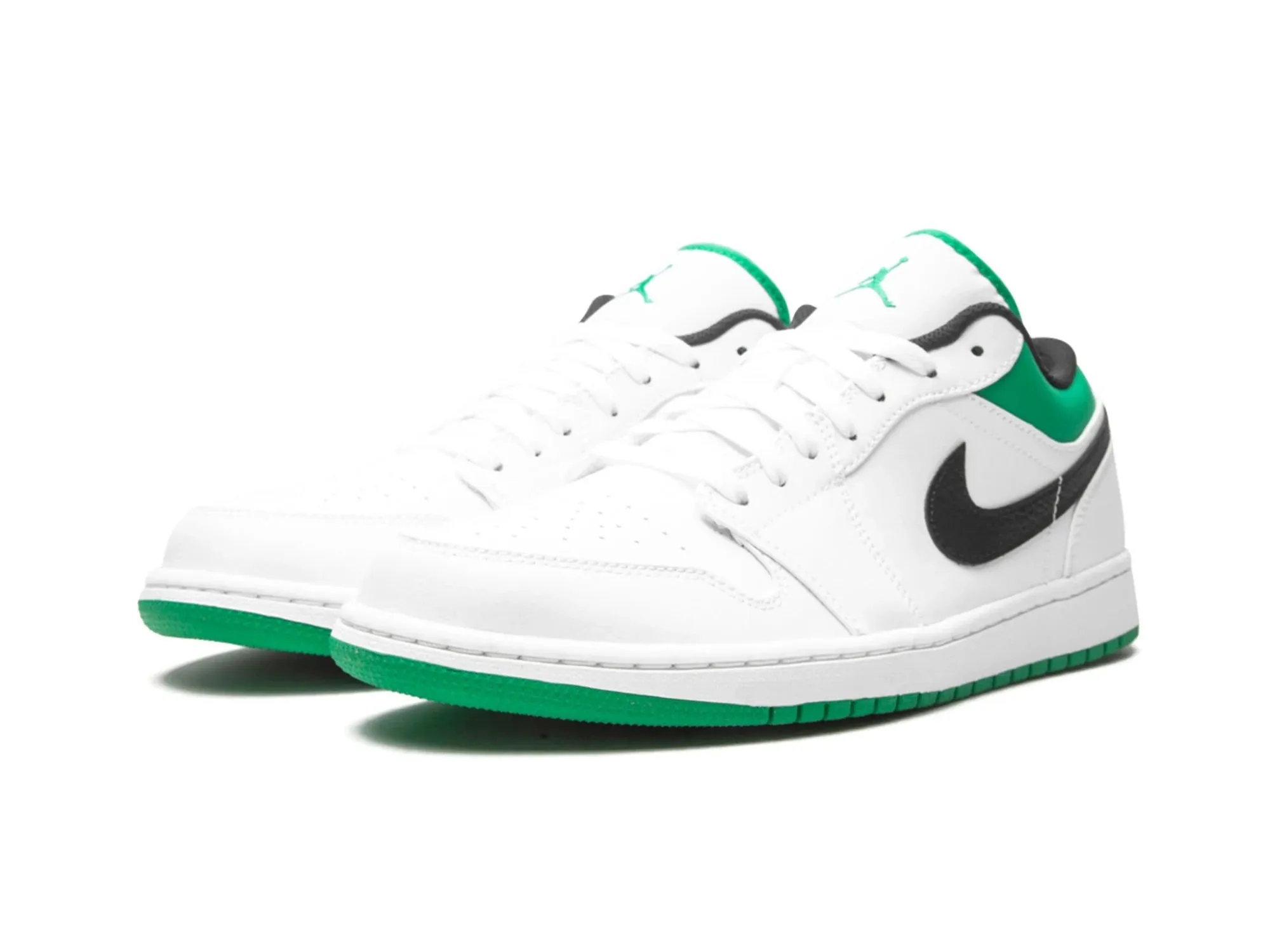 Nike Air Jordan 1 Low "White Lucky Green Black"