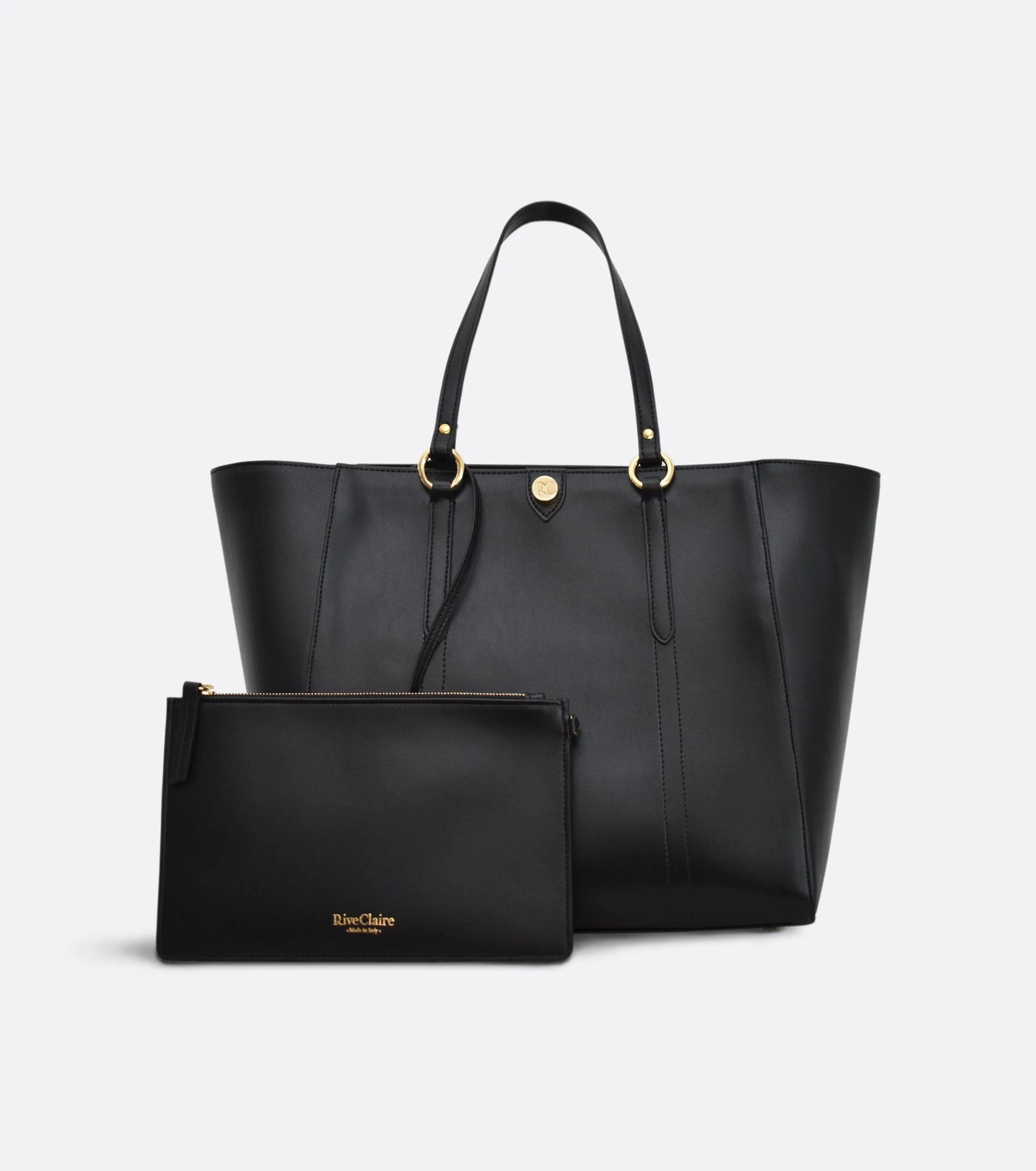 Nomad Apple Leather Vegan Tote Bag | Black