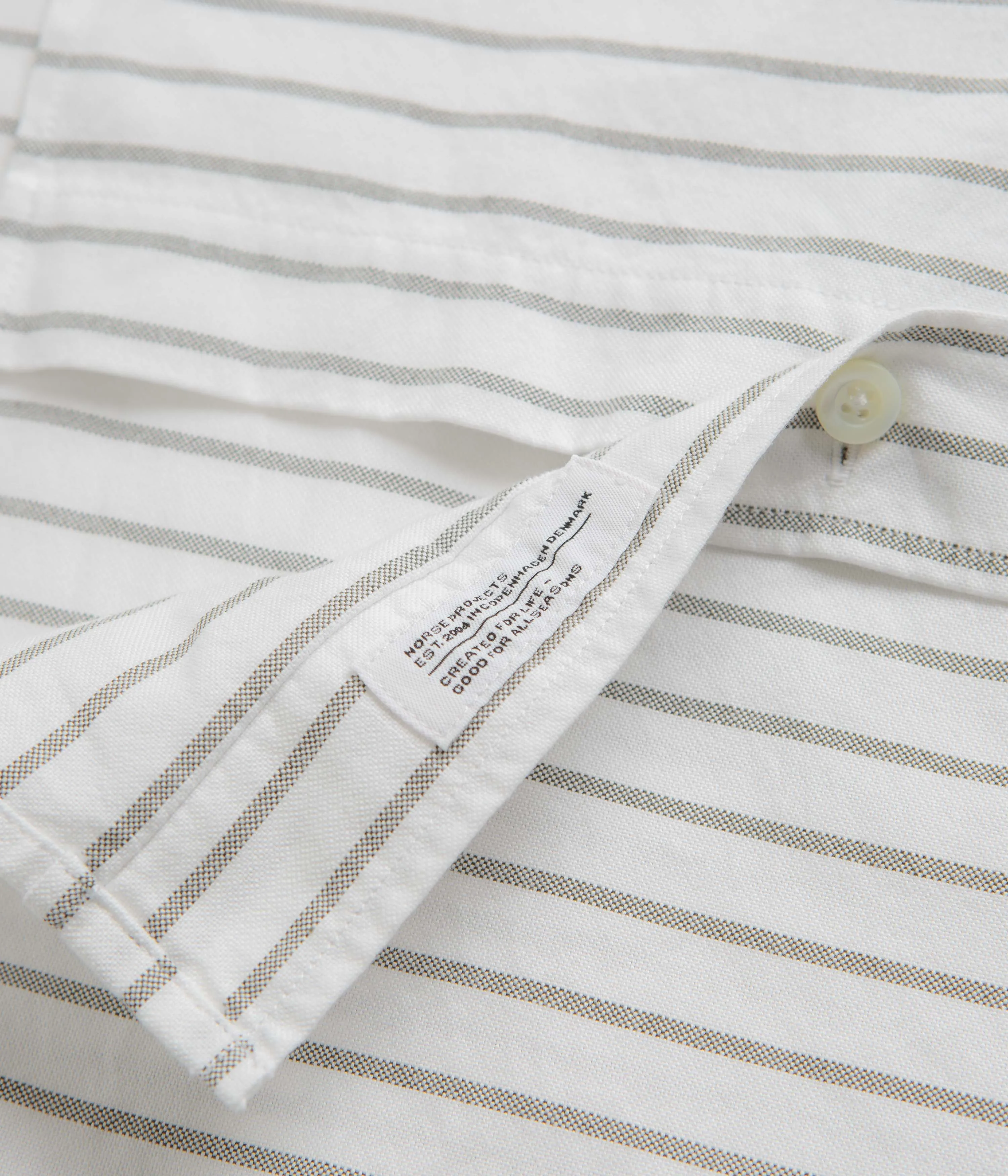 Norse Projects Algot Monogram Shirt - Spruce Green