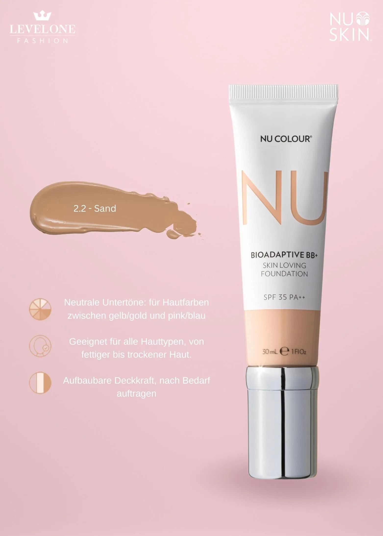 Nu Colour Bioadaptive* BB  Skin Loving Foundation