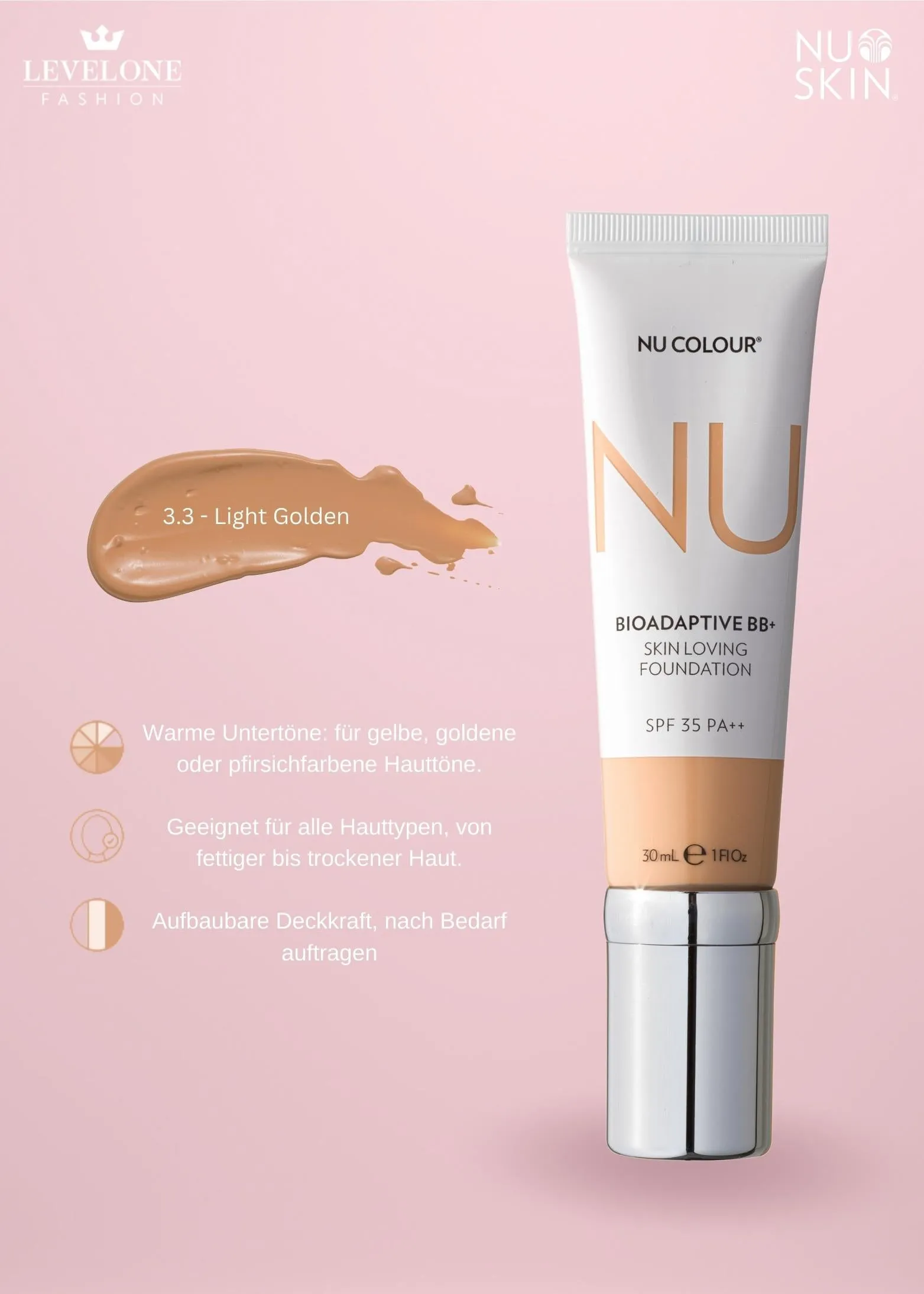 Nu Colour Bioadaptive* BB  Skin Loving Foundation