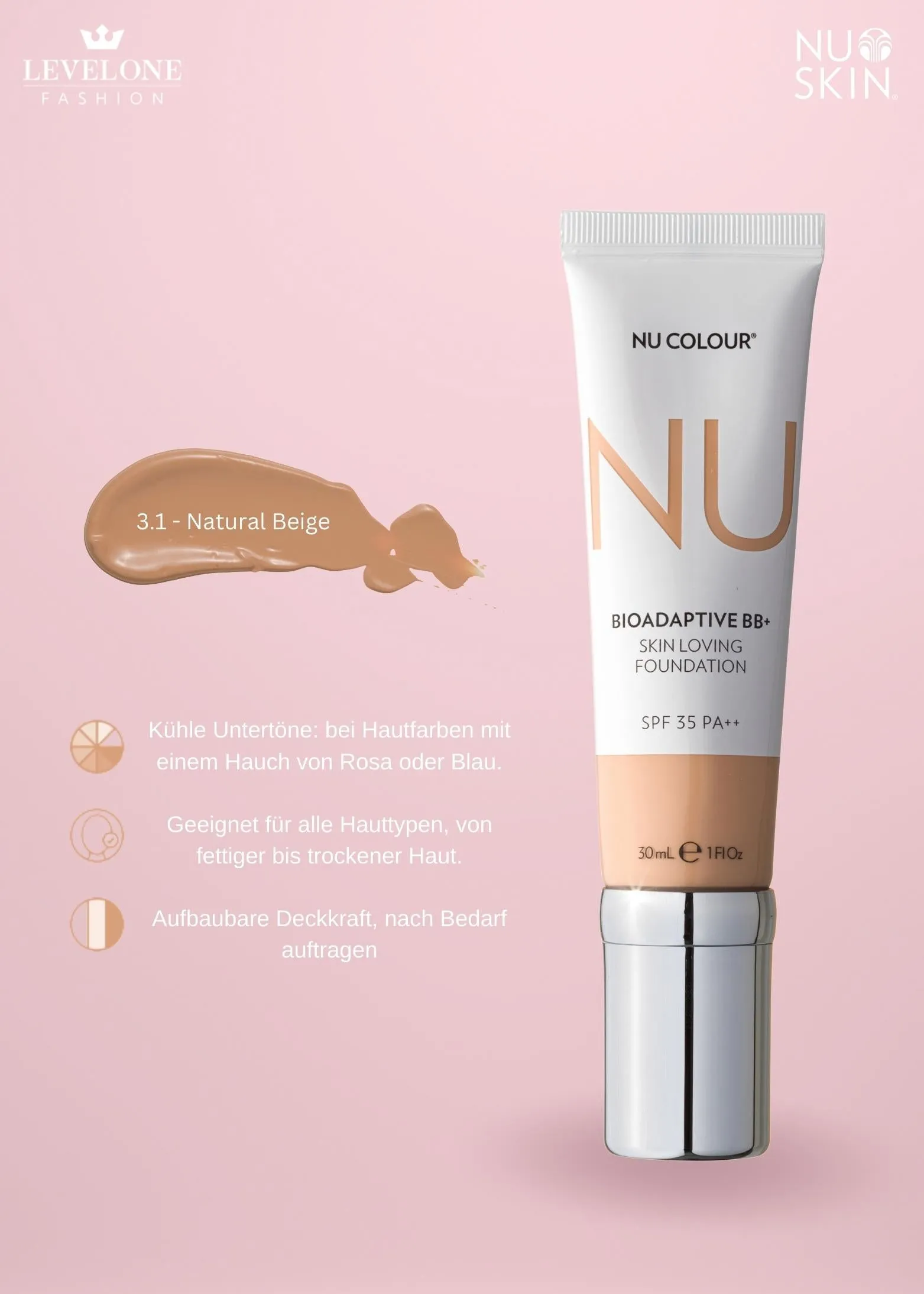 Nu Colour Bioadaptive* BB  Skin Loving Foundation