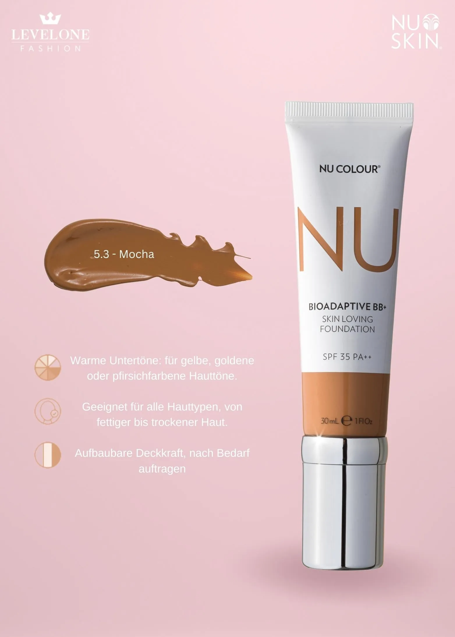 Nu Colour Bioadaptive* BB  Skin Loving Foundation