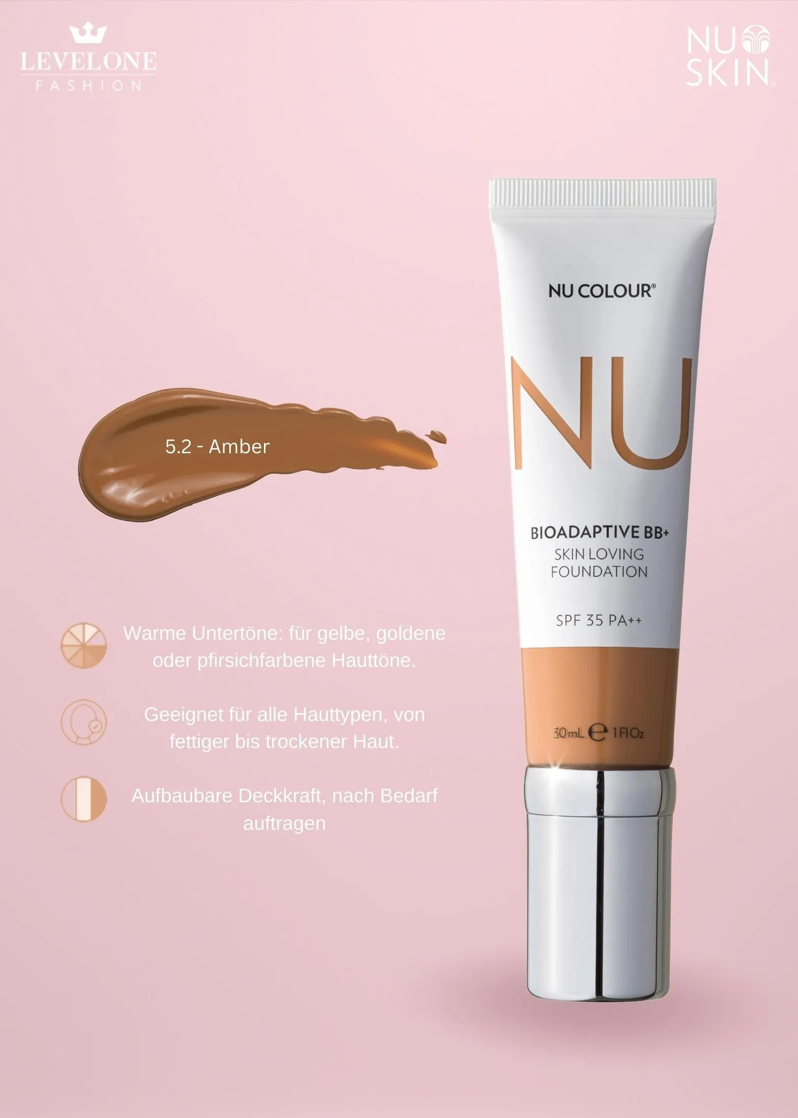 Nu Colour Bioadaptive* BB  Skin Loving Foundation