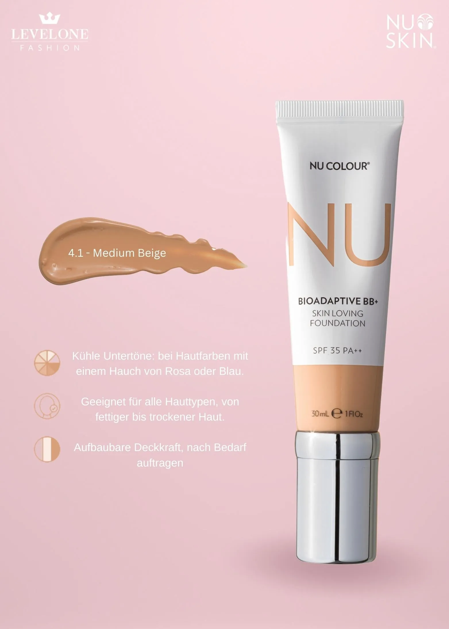 Nu Colour Bioadaptive* BB  Skin Loving Foundation