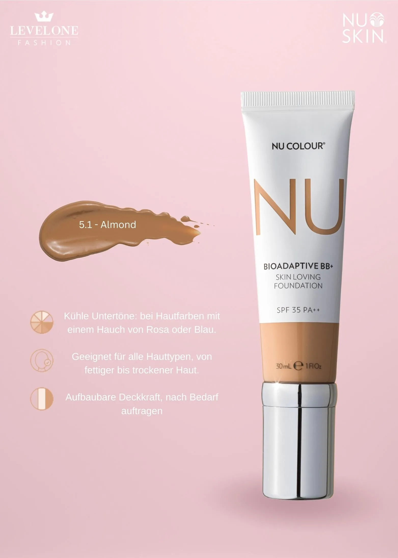 Nu Colour Bioadaptive* BB  Skin Loving Foundation