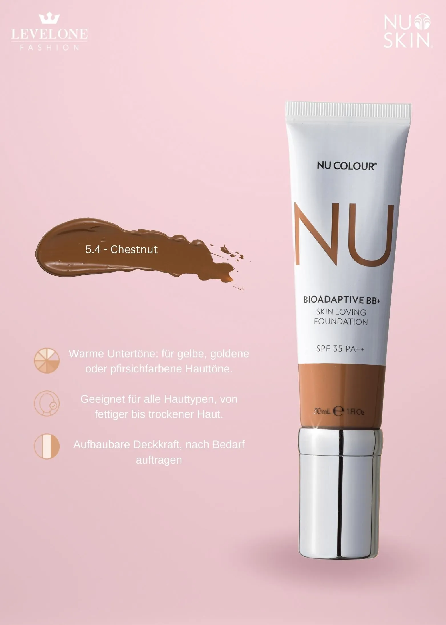 Nu Colour Bioadaptive* BB  Skin Loving Foundation