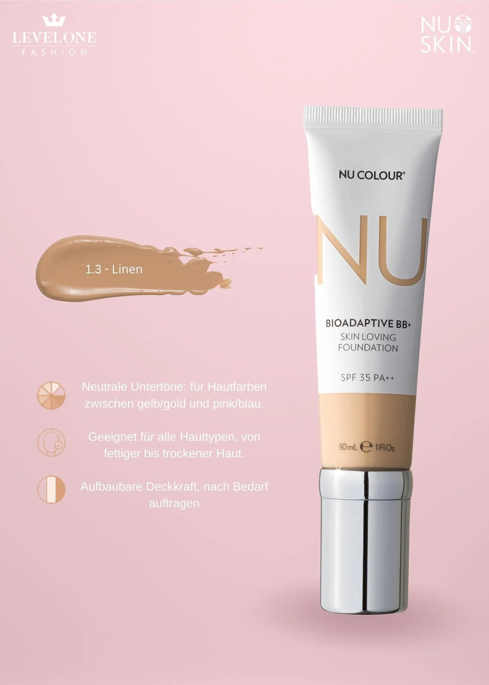 Nu Colour Bioadaptive* BB  Skin Loving Foundation