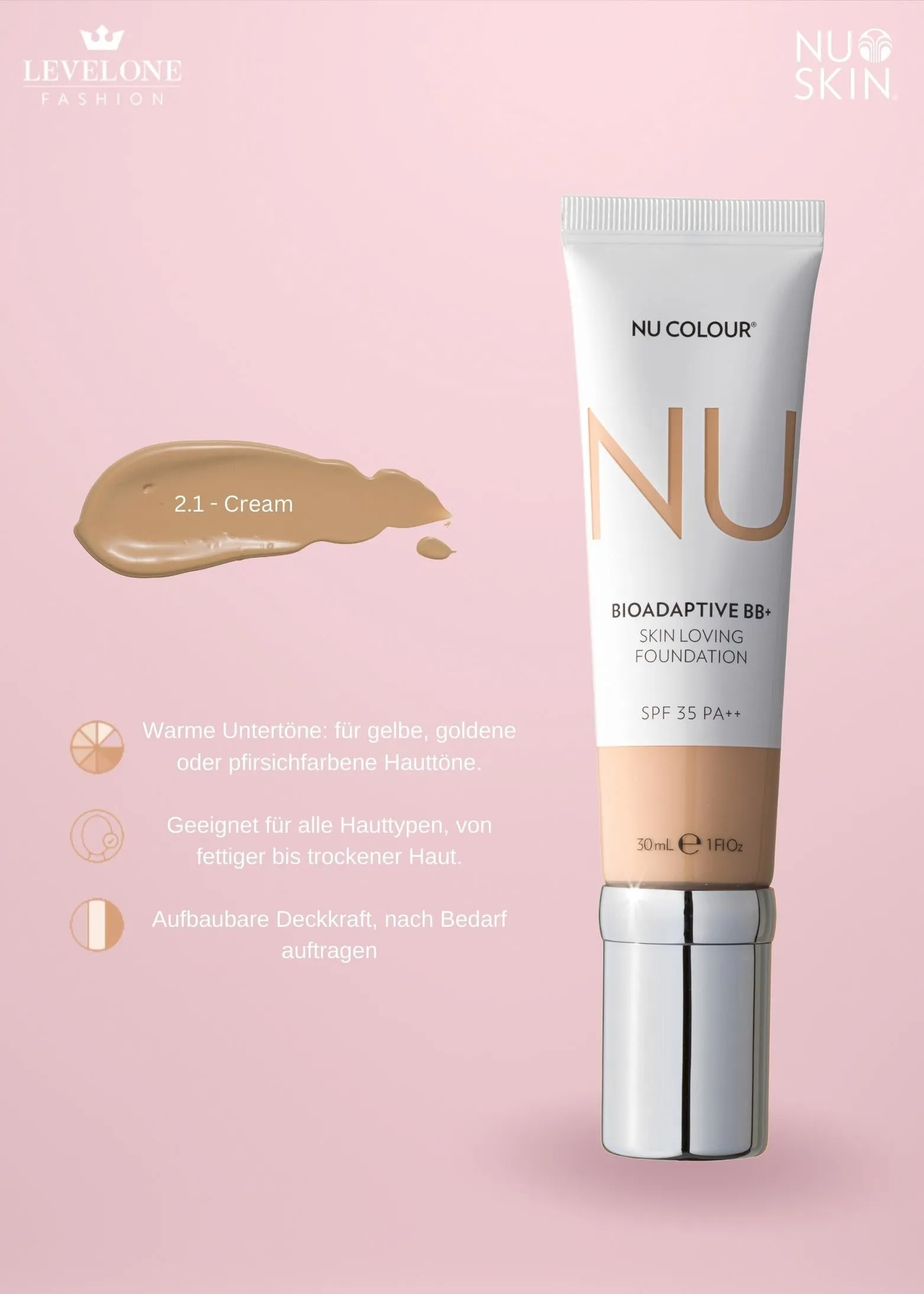 Nu Colour Bioadaptive* BB  Skin Loving Foundation