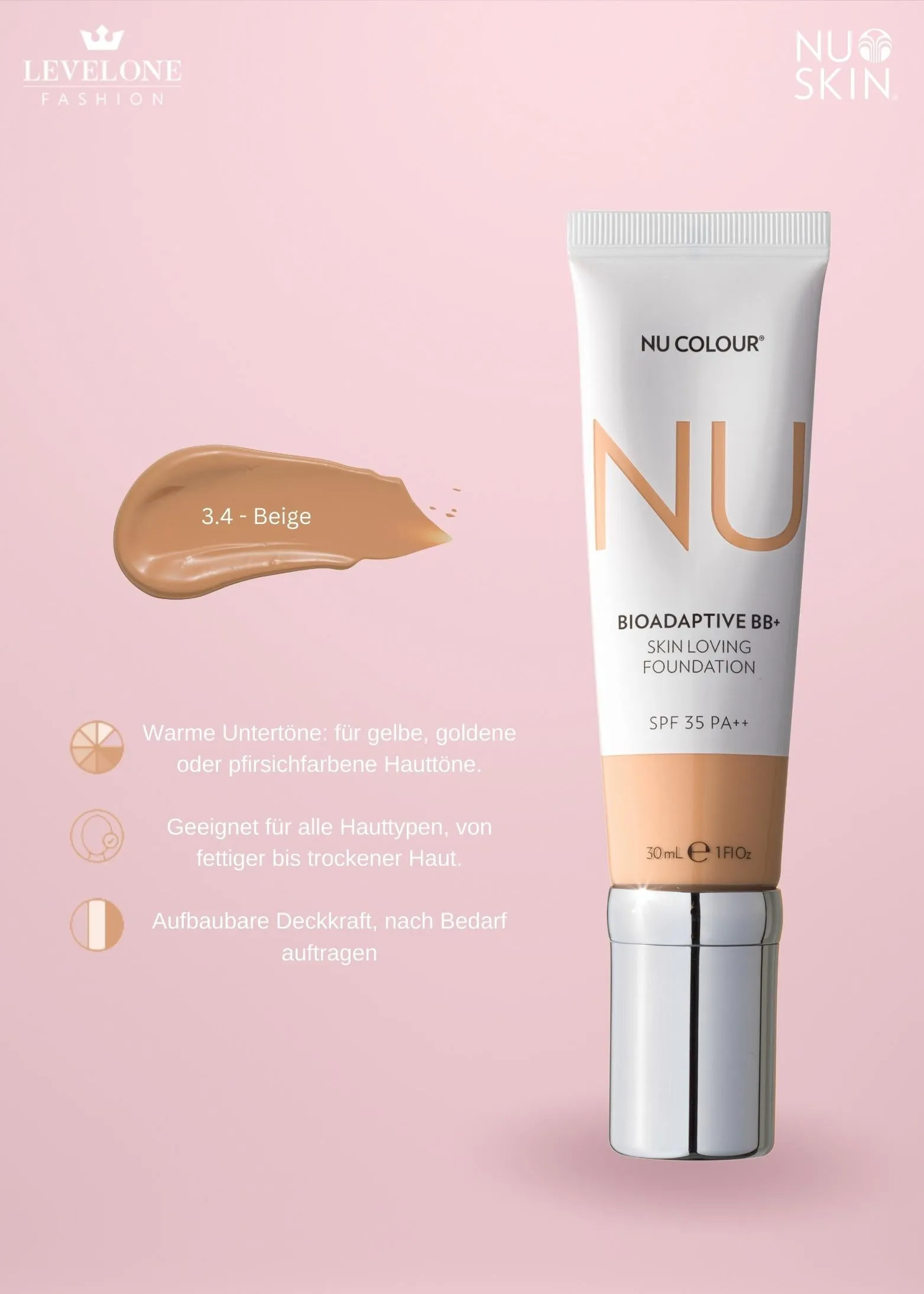 Nu Colour Bioadaptive* BB  Skin Loving Foundation