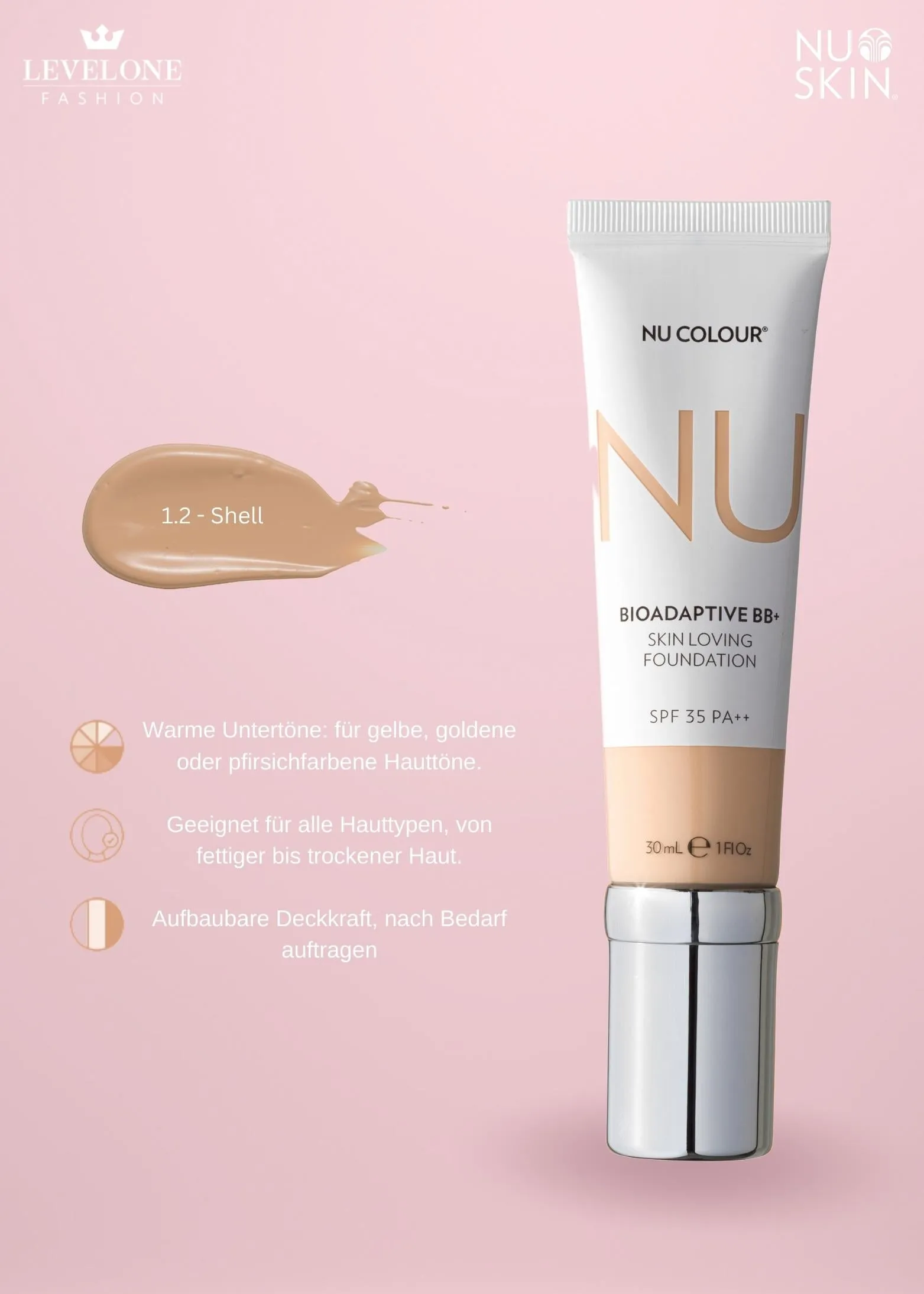 Nu Colour Bioadaptive* BB  Skin Loving Foundation