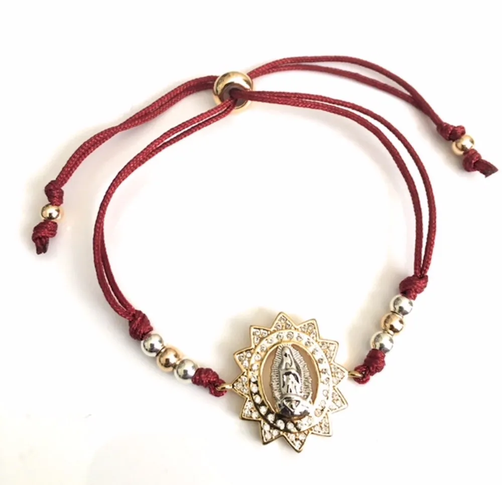 Our Lady of Guadalupe Red Bracelet Mother of Hope