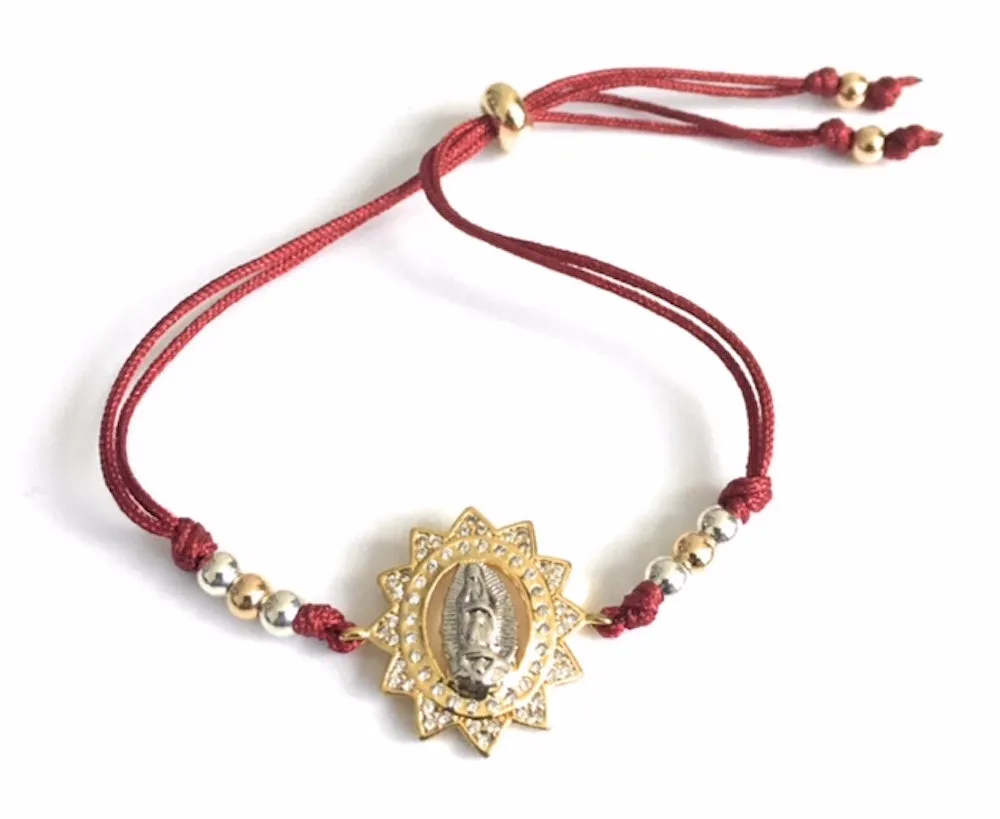 Our Lady of Guadalupe Red Bracelet Mother of Hope