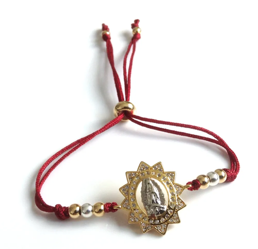 Our Lady of Guadalupe Red Bracelet Mother of Hope