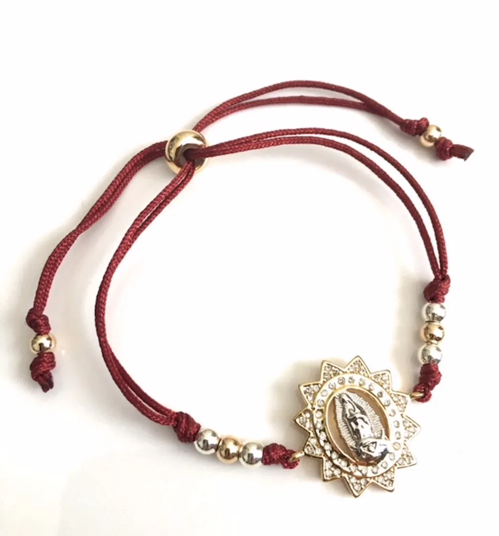 Our Lady of Guadalupe Red Bracelet Mother of Hope