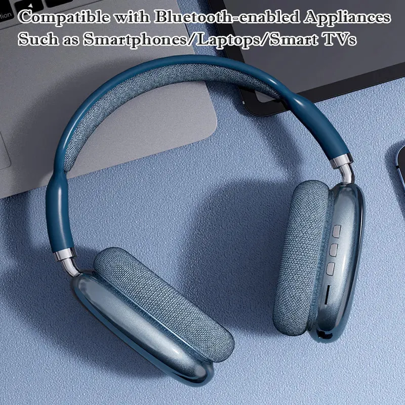 P9 Wireless Bluetooth Headphones With Mic Noise Cancelling Headsets Stereo Sound Earphones