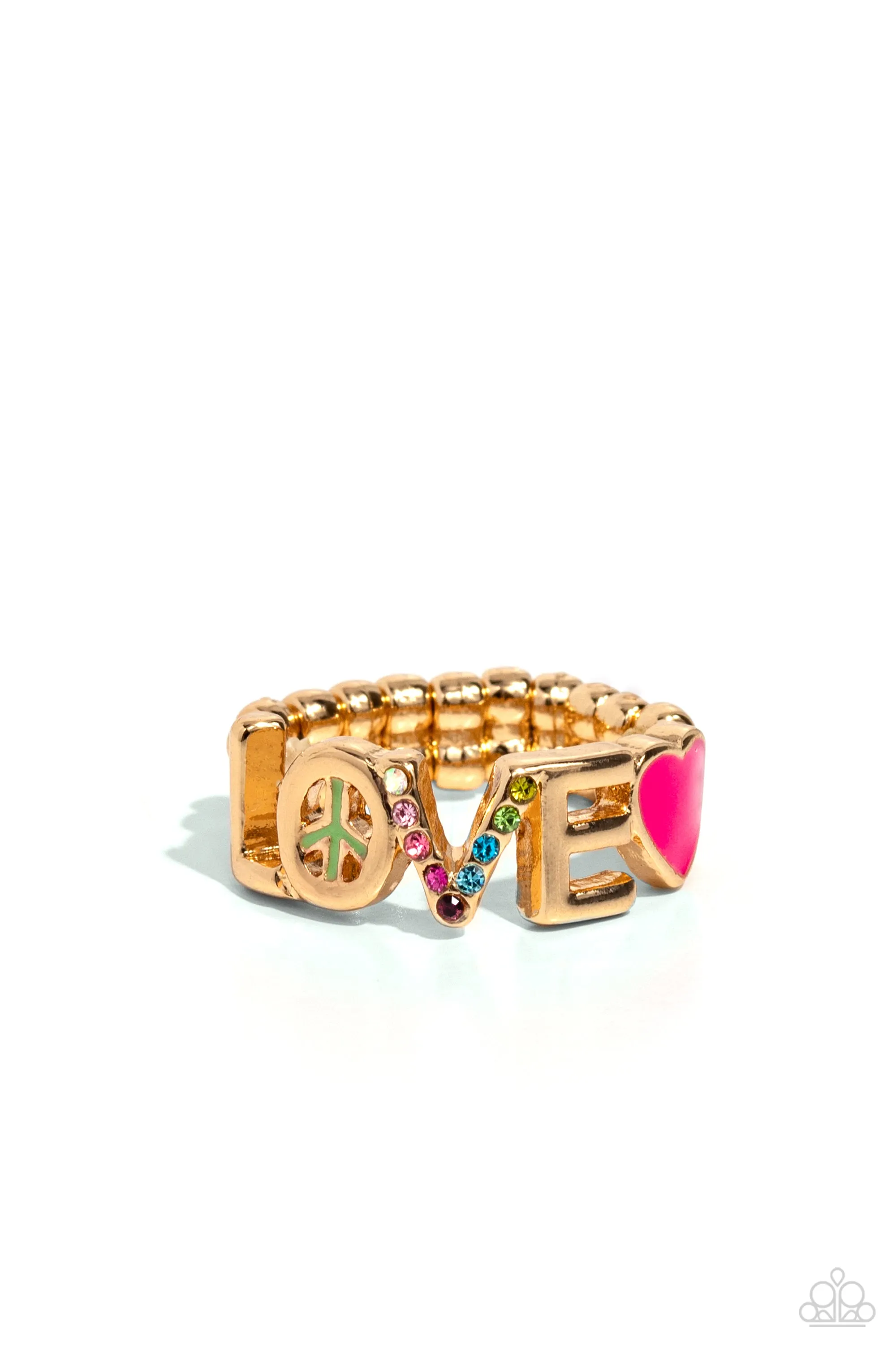 Paparazzi Unlimited Love Gold Ring