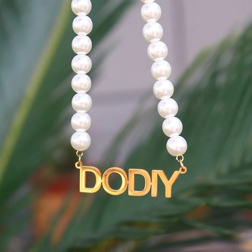 Pearl Name Necklace