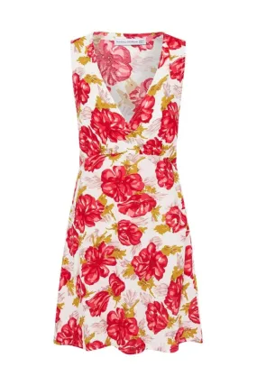 PENNE MINI DRESS-ISADORA FLORAL RED