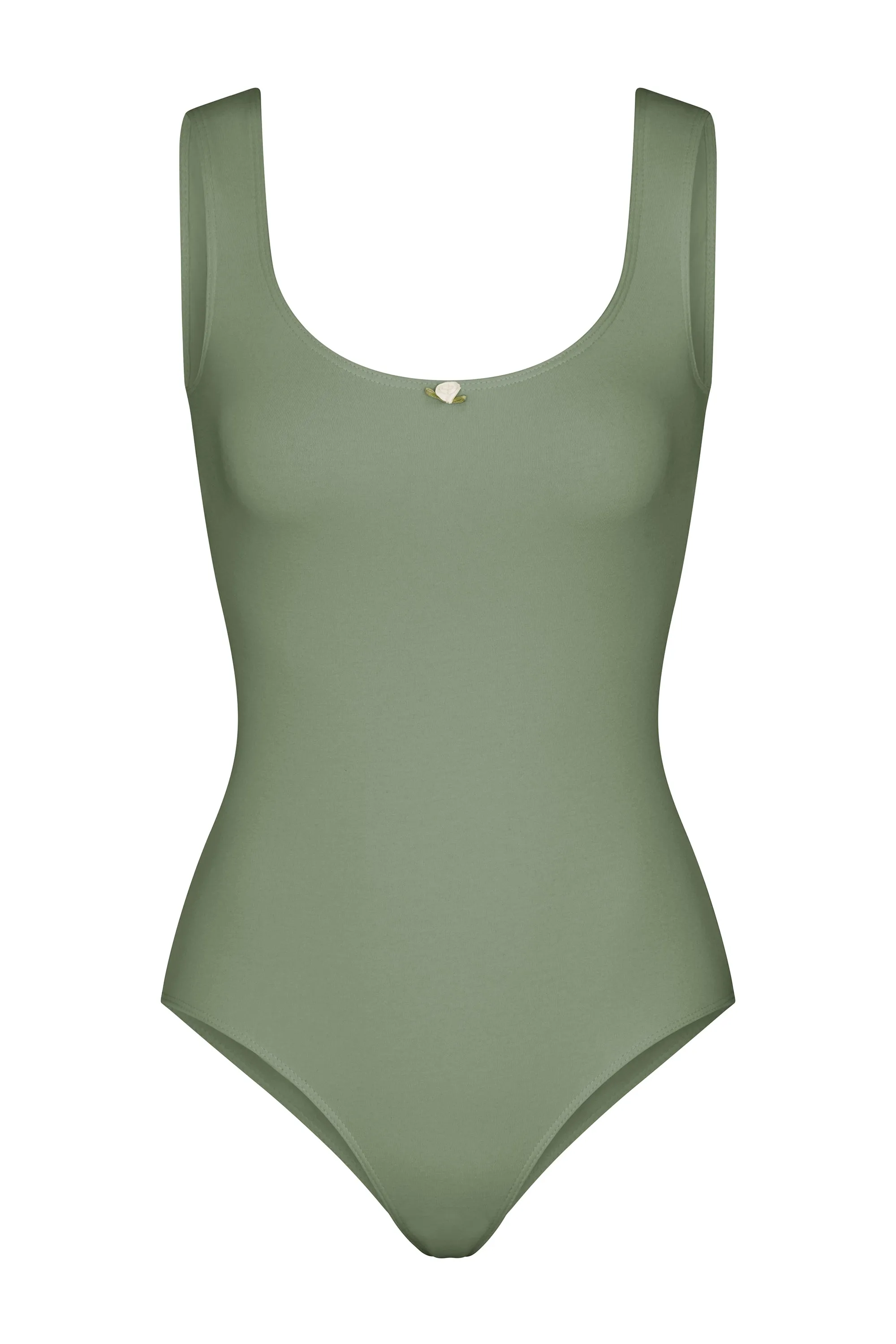 PERFECT SCOOP BODYSUIT IN SAGE