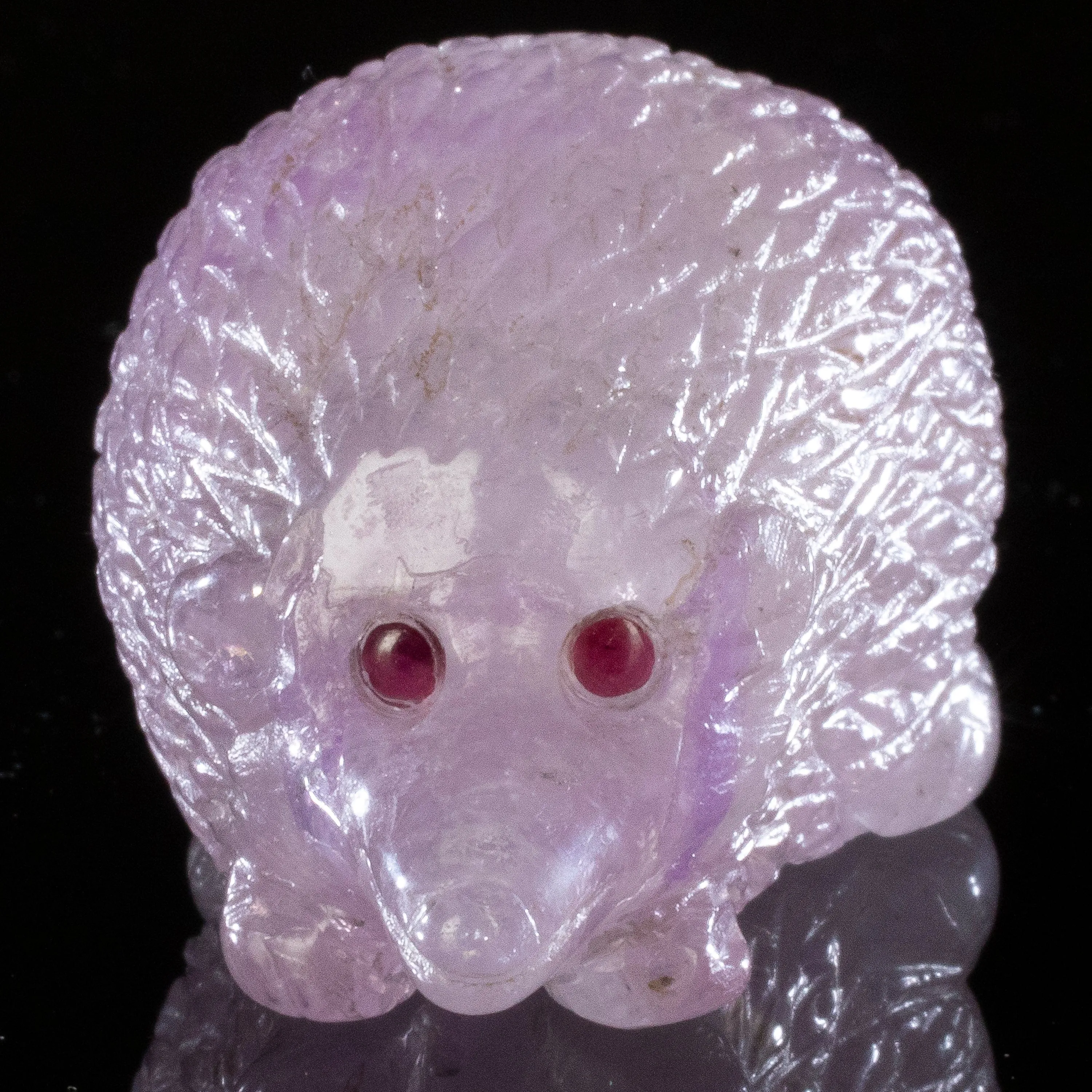 Peter Muller Amethyst Porcupine Carving