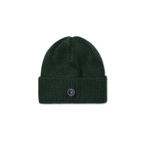 Polar Skate Co. Lines Merino Beanie Dark Green