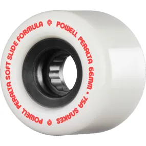 Powell Peralta SSF Snakes Wheels White 66mm 75A