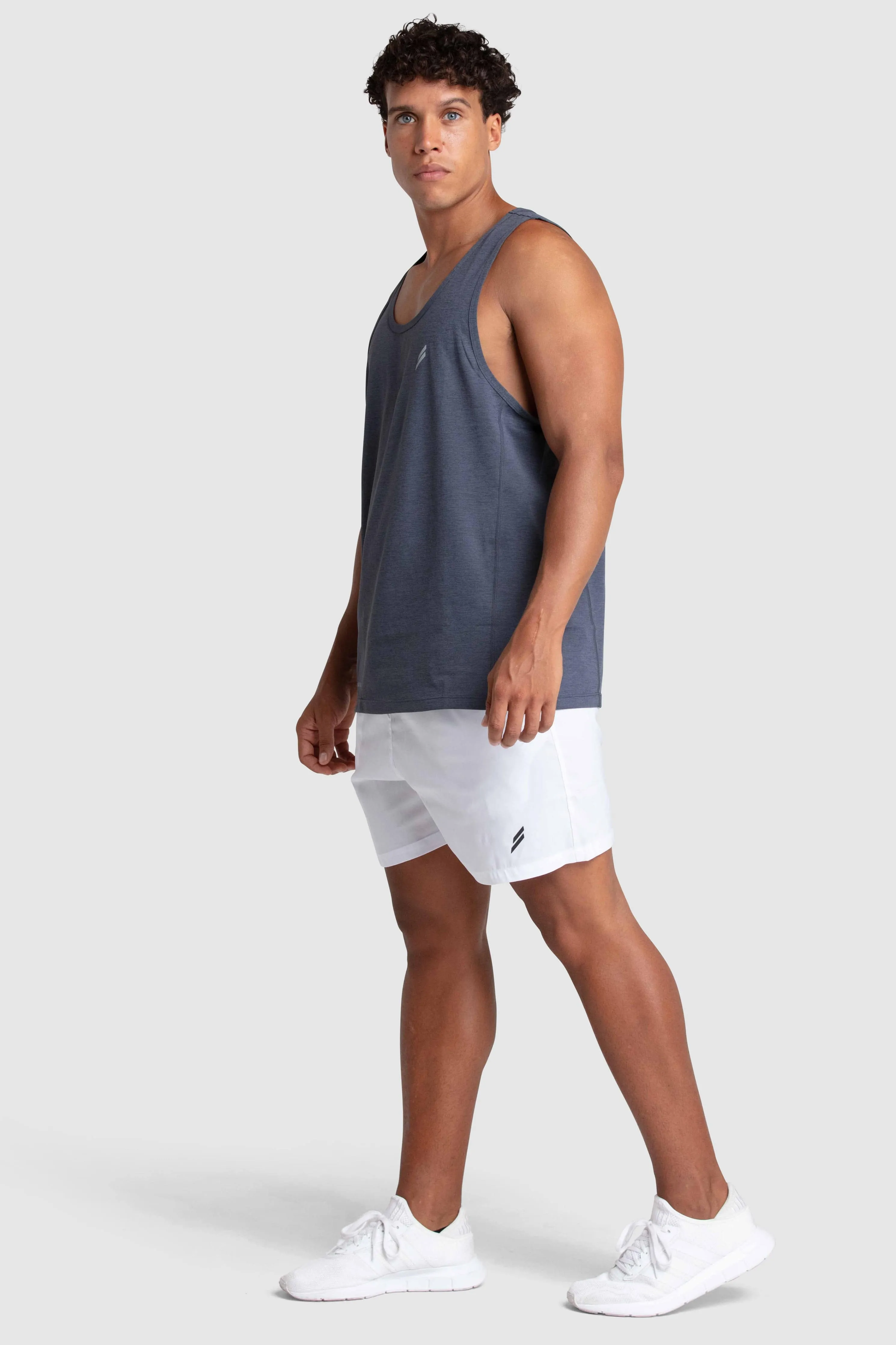 Puremotion Singlet V3 - Charcoal Blue