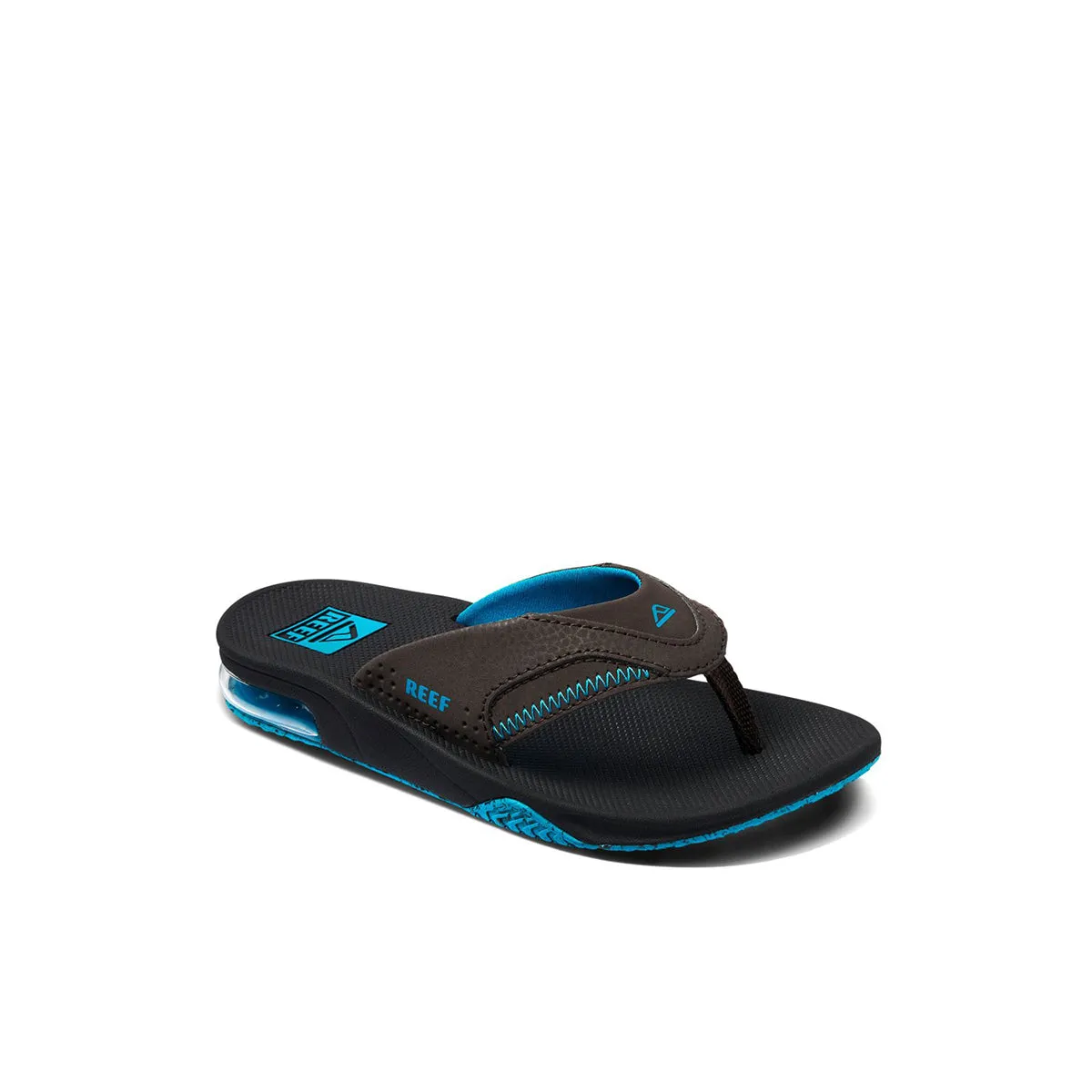 Reef Kids Fanning Black Brown Blue   