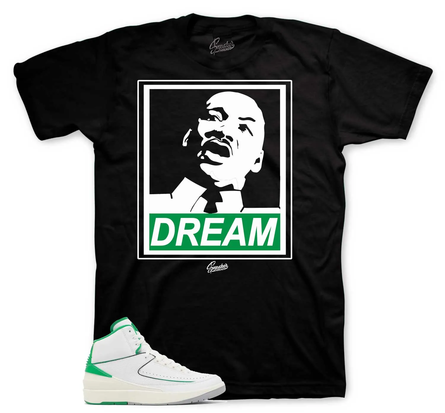 Retro 2 Lucky Green Shirt - Dream - Black