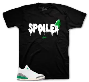 Retro 3 Lucky Green Shirt - Spoiled - Black