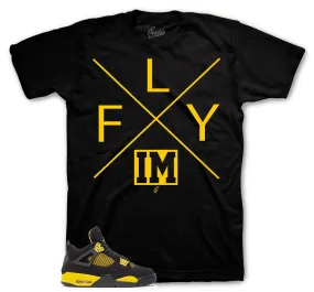 Retro 4 Thunder I'm Fly Shirt