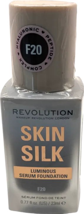 Revolution Skin Silk Luminous Serum Foundation F20 23ml