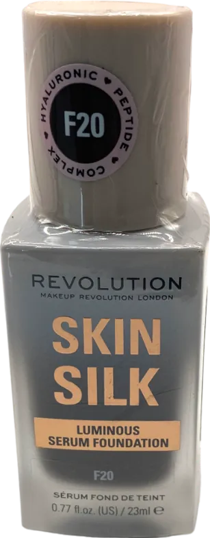 Revolution Skin Silk Luminous Serum Foundation F20 23ml