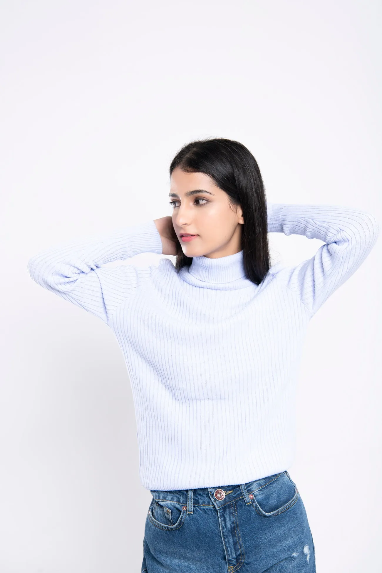 RIB KNIT SWEATER