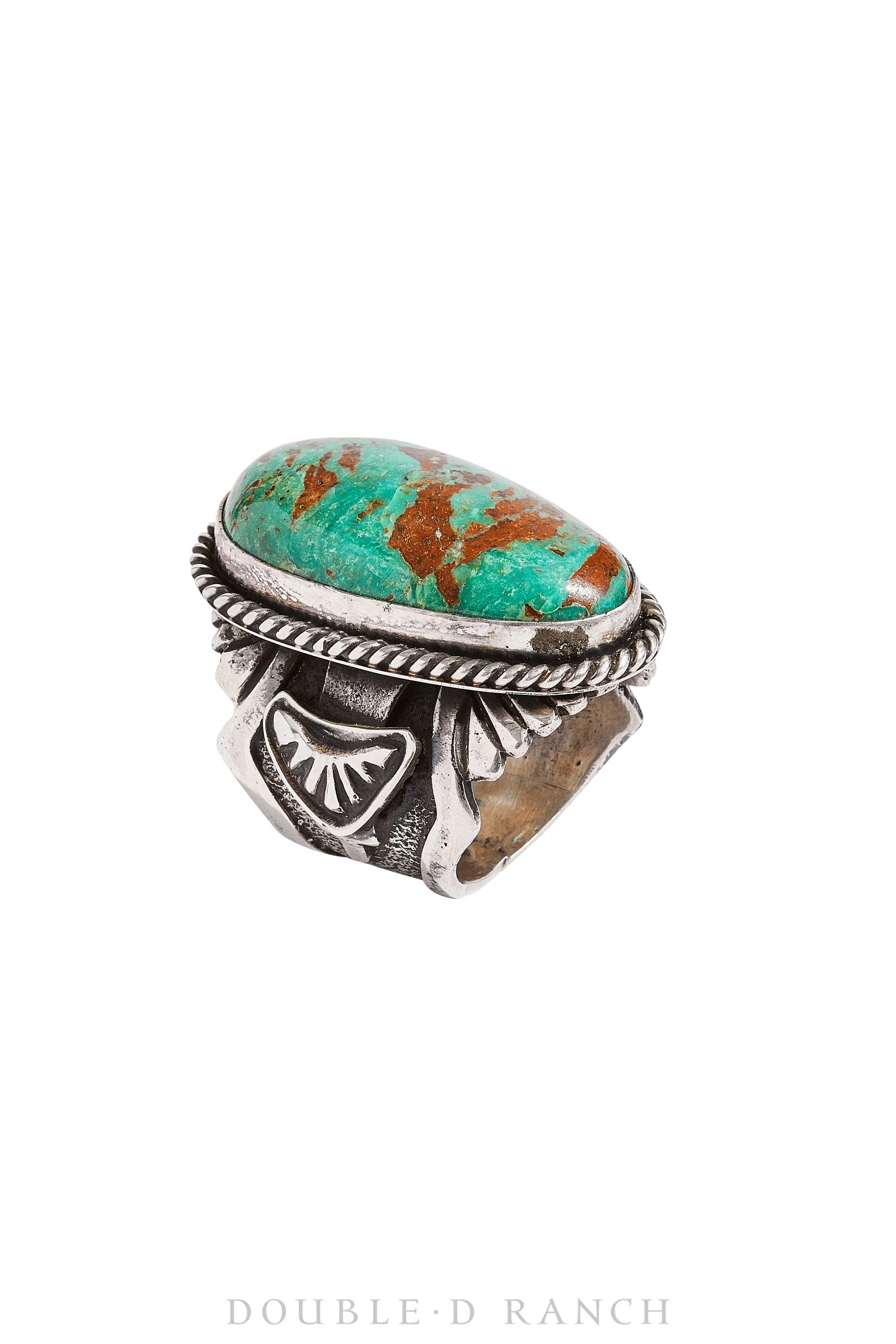 Ring, Natural Stone, Turquoise, Single Stone, Hallmark, Contemporary, 1133